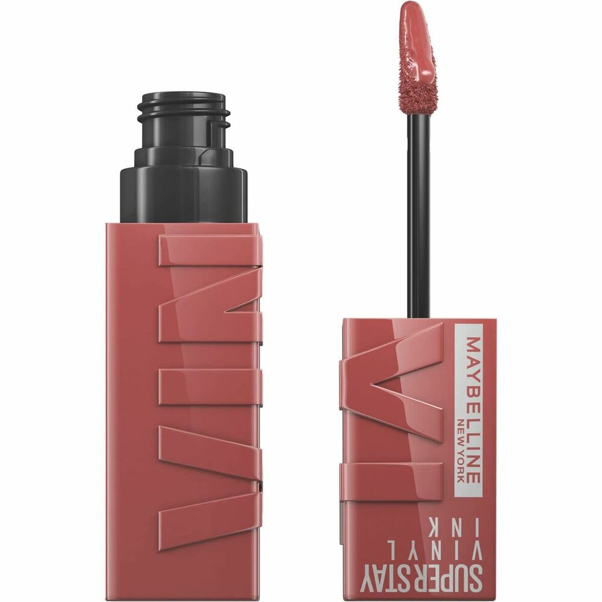 Huulipuna Maybelline Superstay Vnyl Ink 35-cheeky