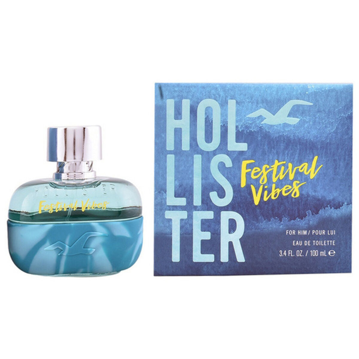 Miesten parfyymi Hollister EDT 100 ml Festival Vibes for Him (100 ml)