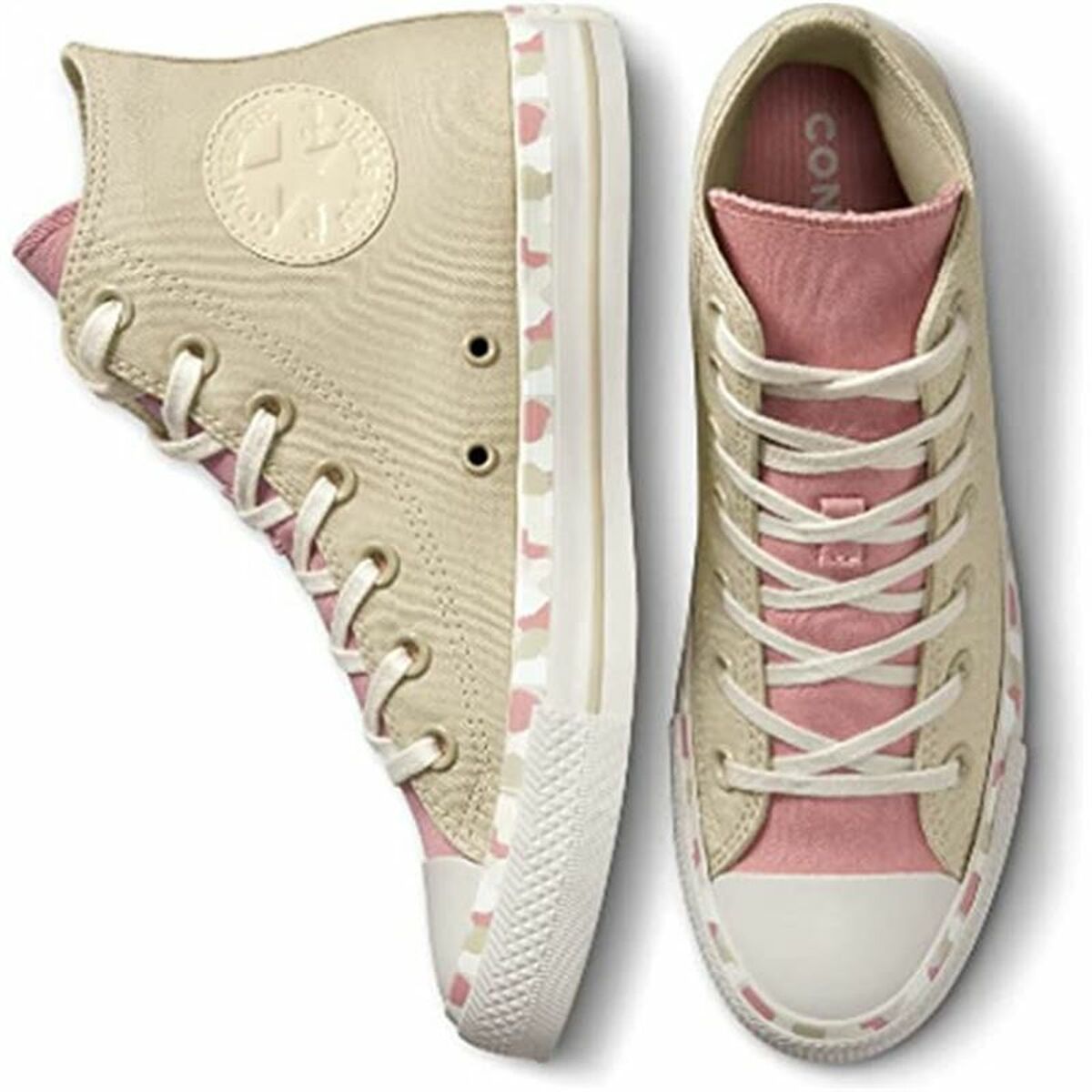 Naisten rennot kävelykengät Converse Chuck Taylor All Star Beige