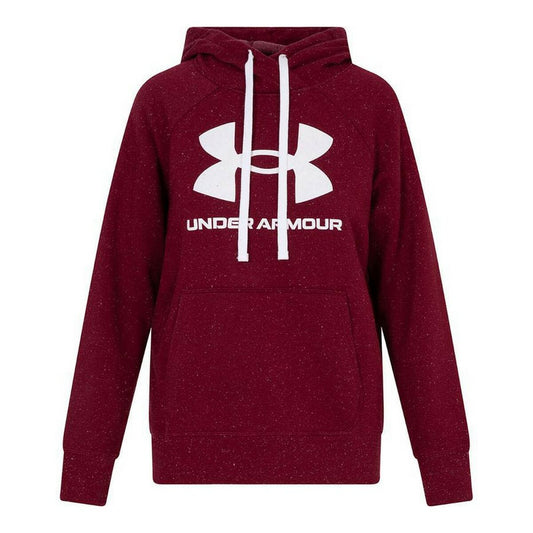 Naisten huppari Under Armour Fleece Rival Punainen Tummanpunainen