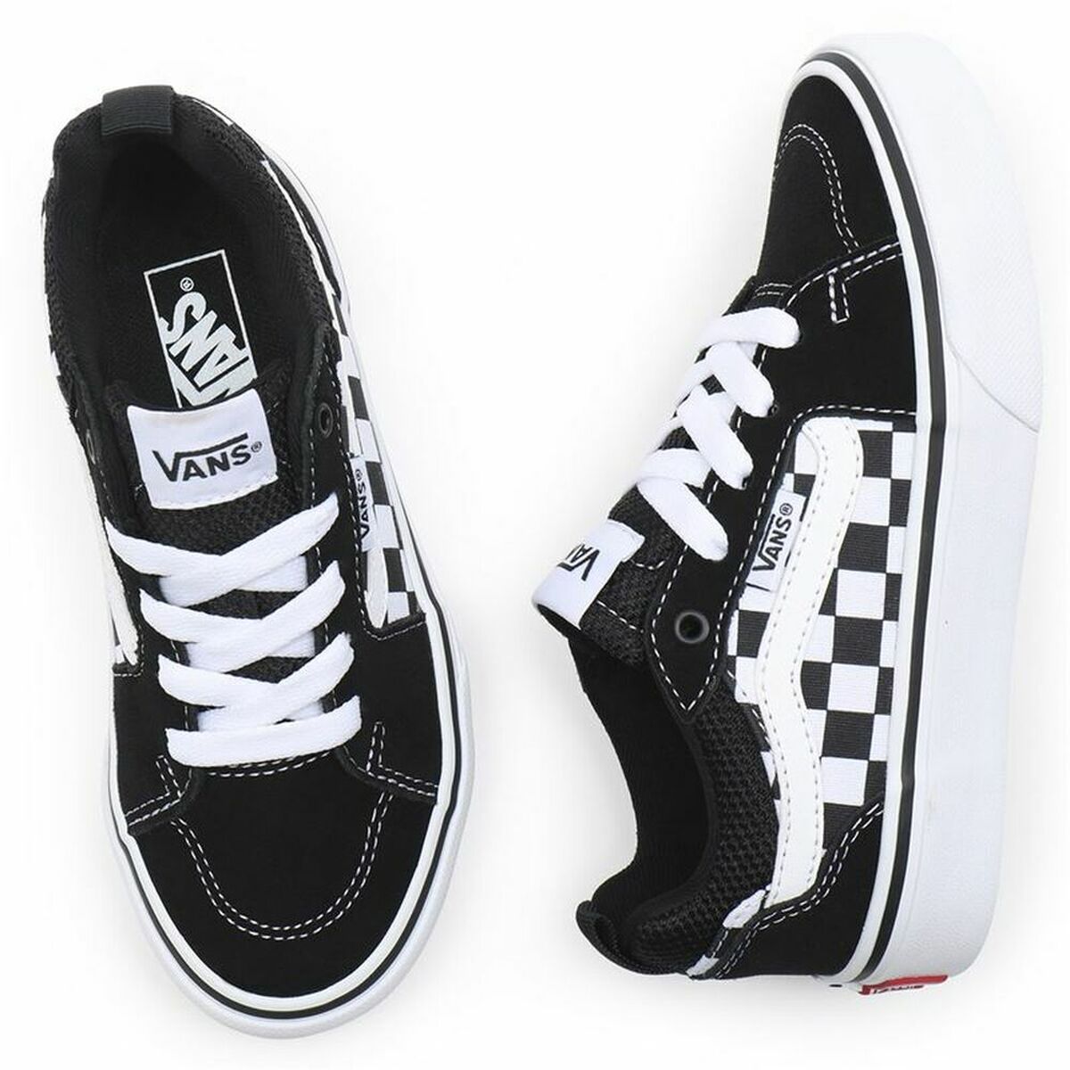 Rennot kävelykengät Vans Filmore YT Checkerboard Musta