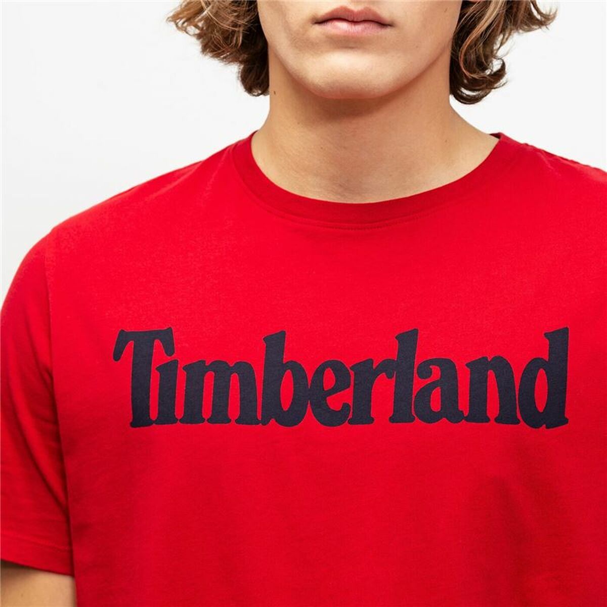 Miesten T-paita Timberland Kennebec Linear Punainen