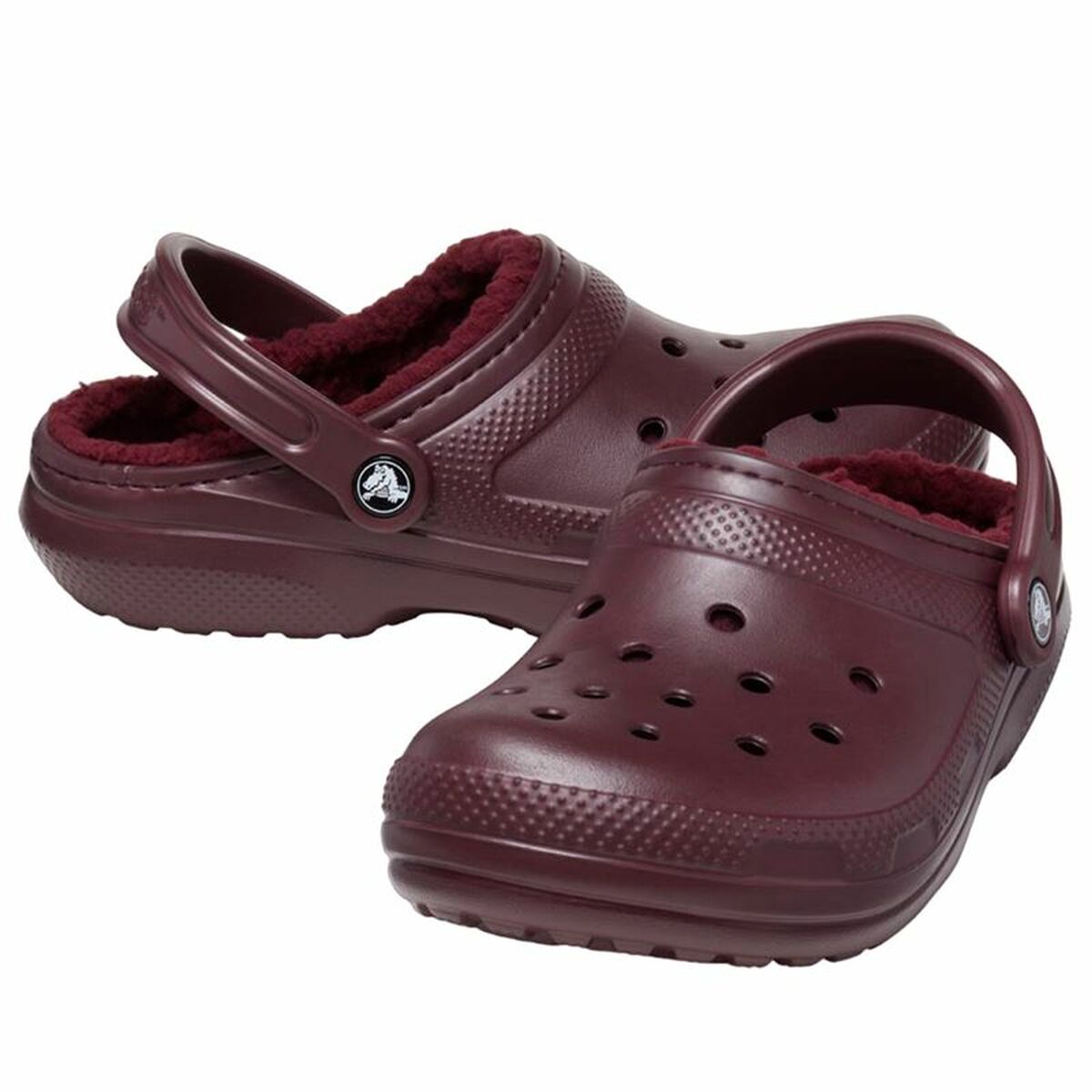 Clogs Crocs ክላሲክ የተሰለፈ Fuchsia