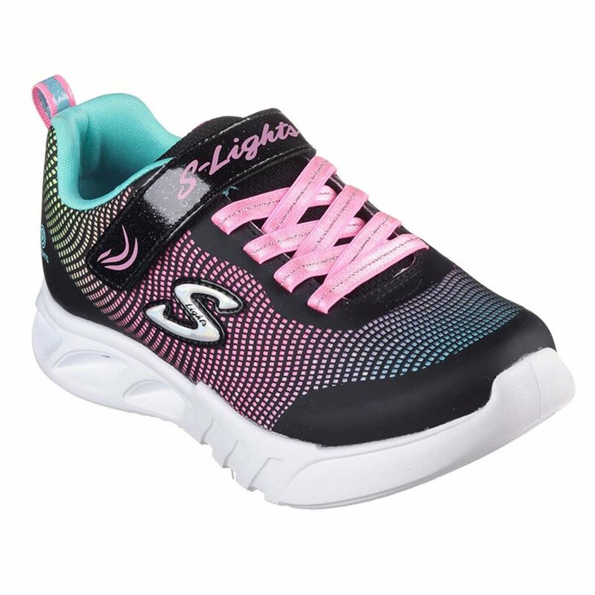 Lasten urheilukengät Skechers Flicker Flash Musta