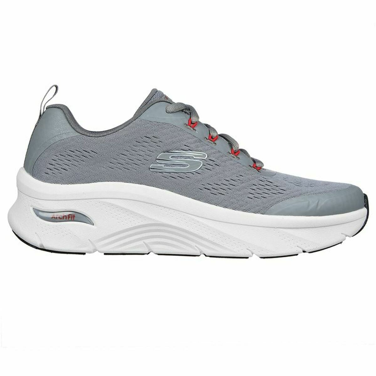 Miesten lenkkitossut Skechers Relaxed Fit: Arch Fit D'Lux Harmaa