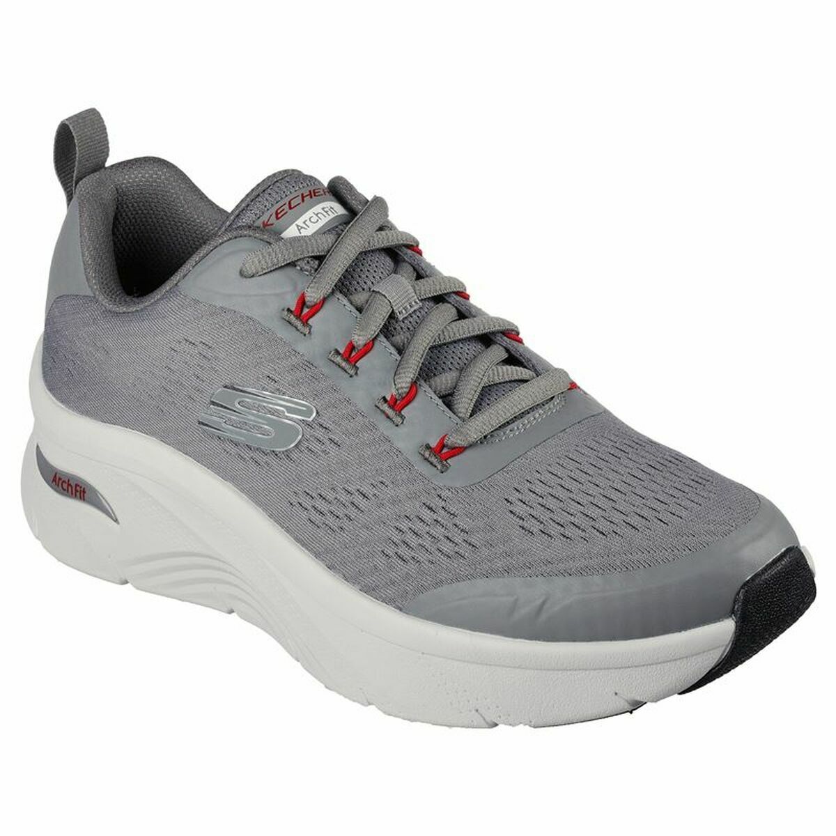 Miesten lenkkitossut Skechers Relaxed Fit: Arch Fit D'Lux Harmaa