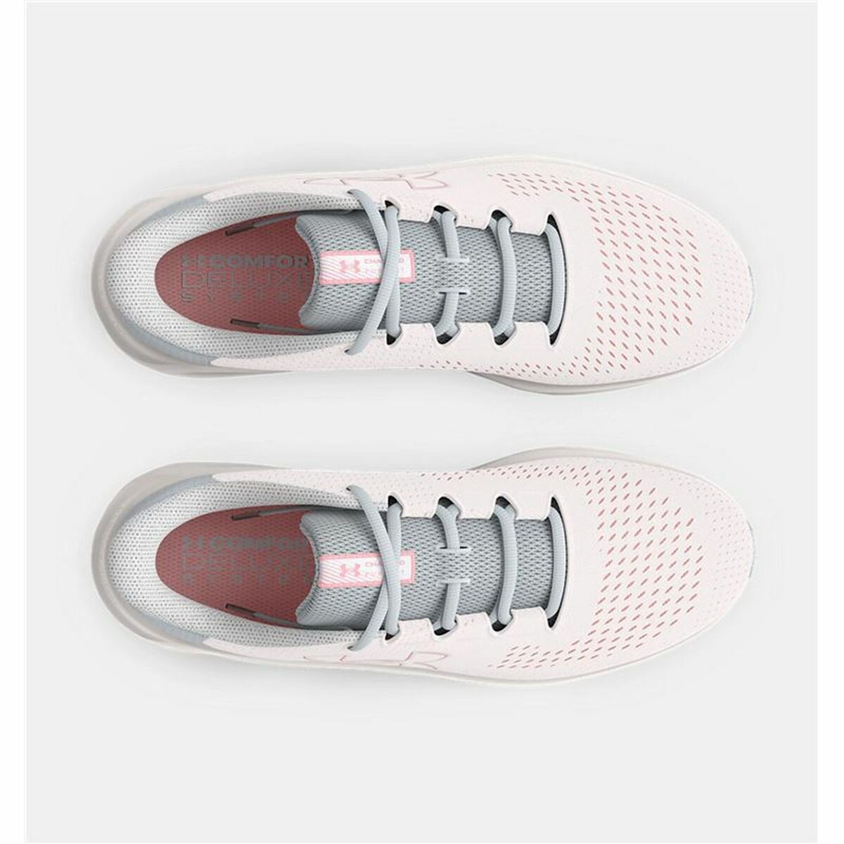 Running Shoes for Adults Under Armour Charged  White Grey