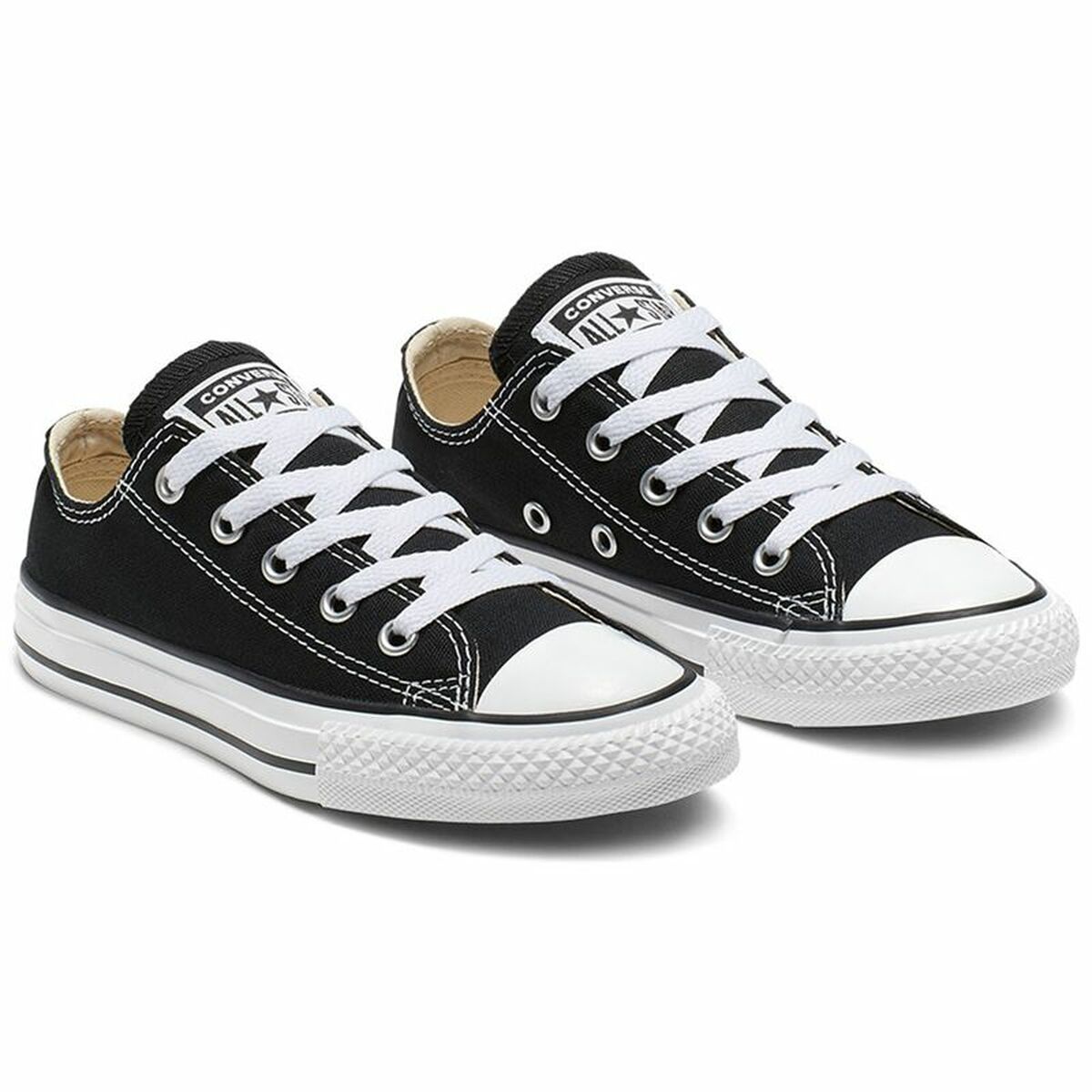 Lasten rennot kävelykengät Converse All Star Classic Low Musta