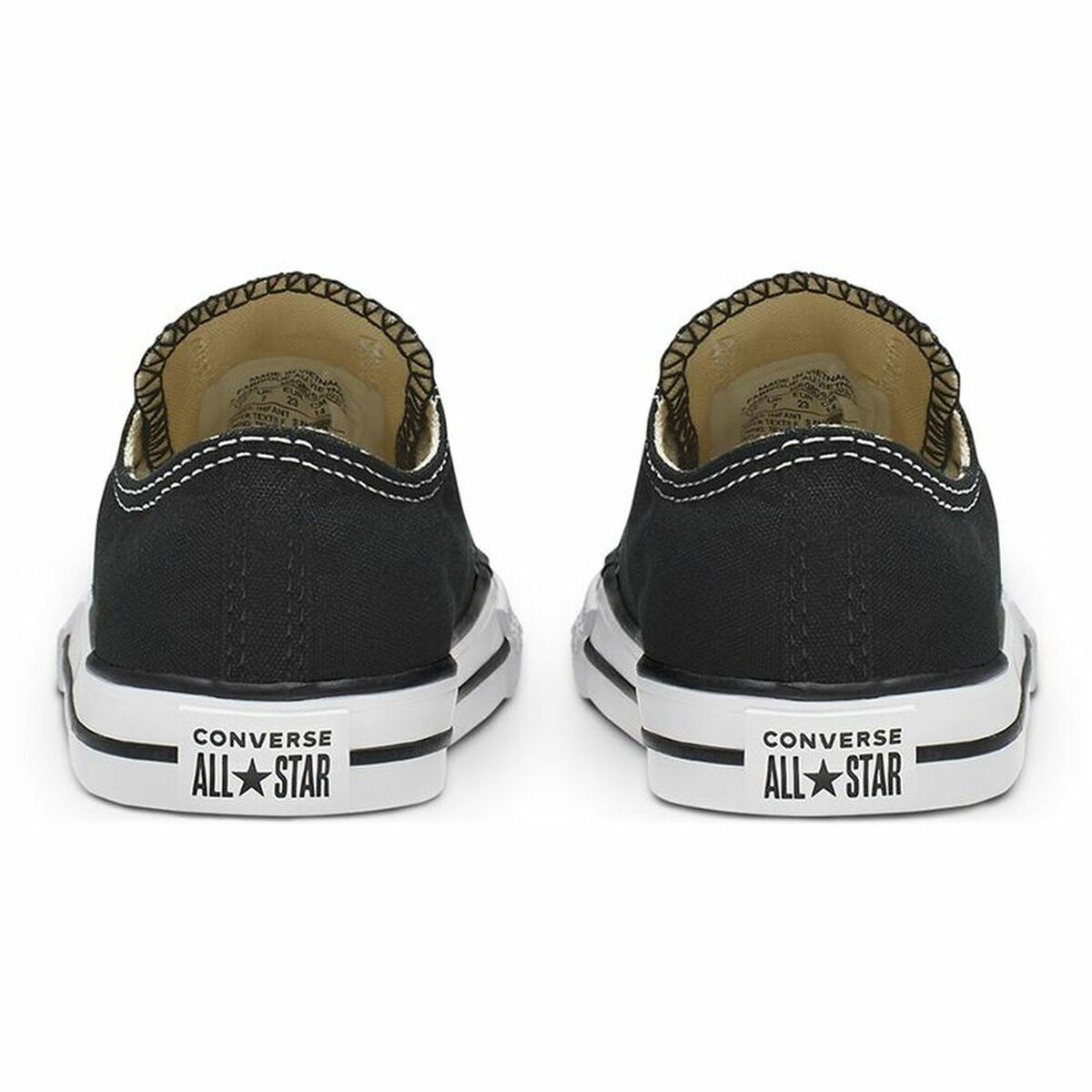 Lasten rennot kävelykengät Converse All Star Classic Low Musta