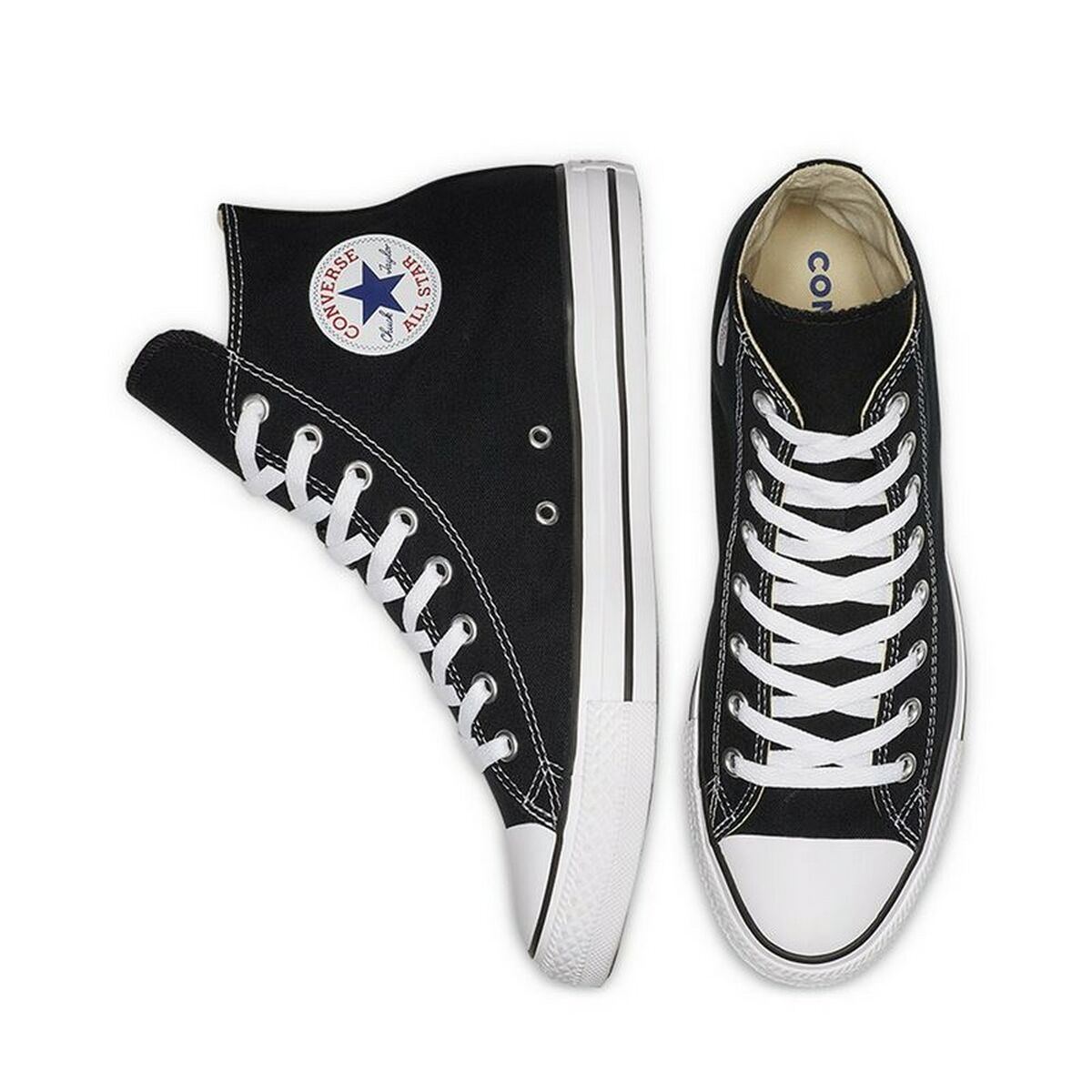 Unisex rennot kävelykengät Converse Chuck Taylor All Star High Musta