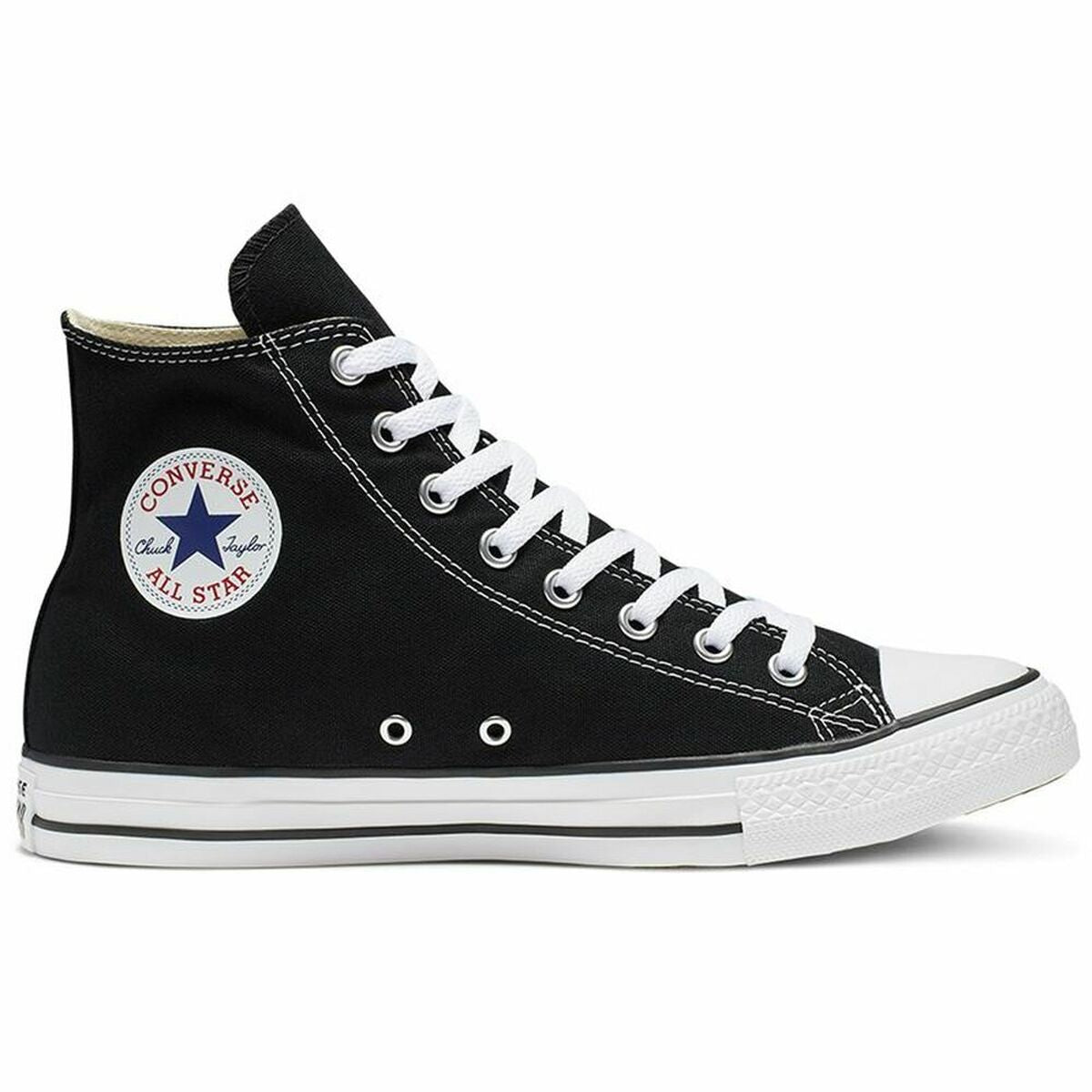 Miesten rennot kävelykengät Converse Chuck Taylor All Star High Top Musta