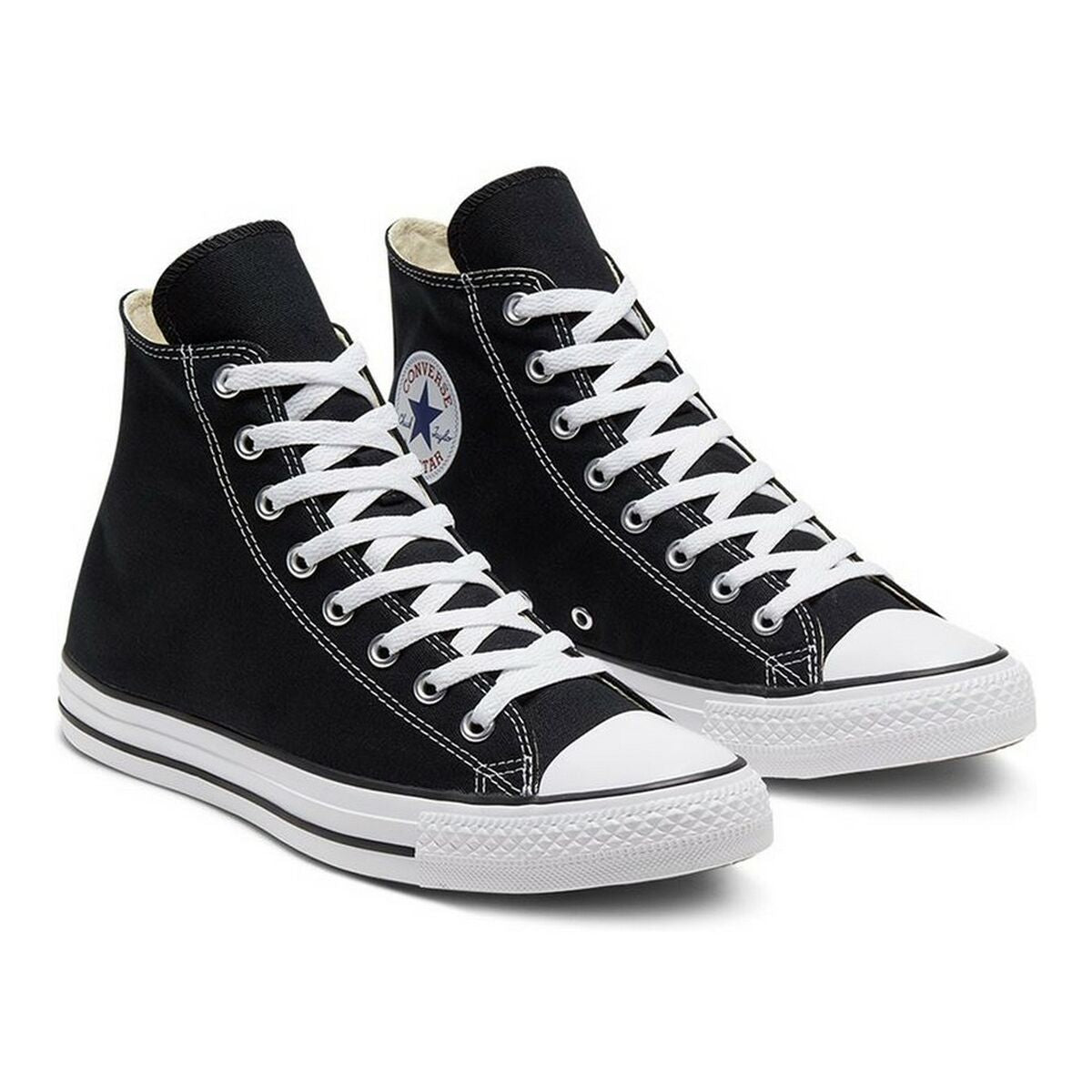 Miesten rennot kävelykengät Converse Chuck Taylor All Star High Top Musta