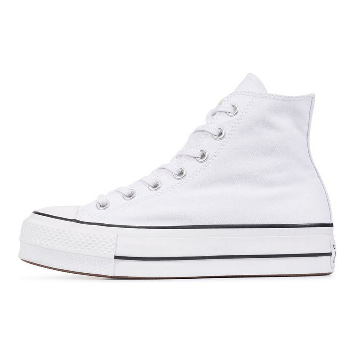 Naisten rennot kävelykengät Converse All Star Platform High Top Valkoinen