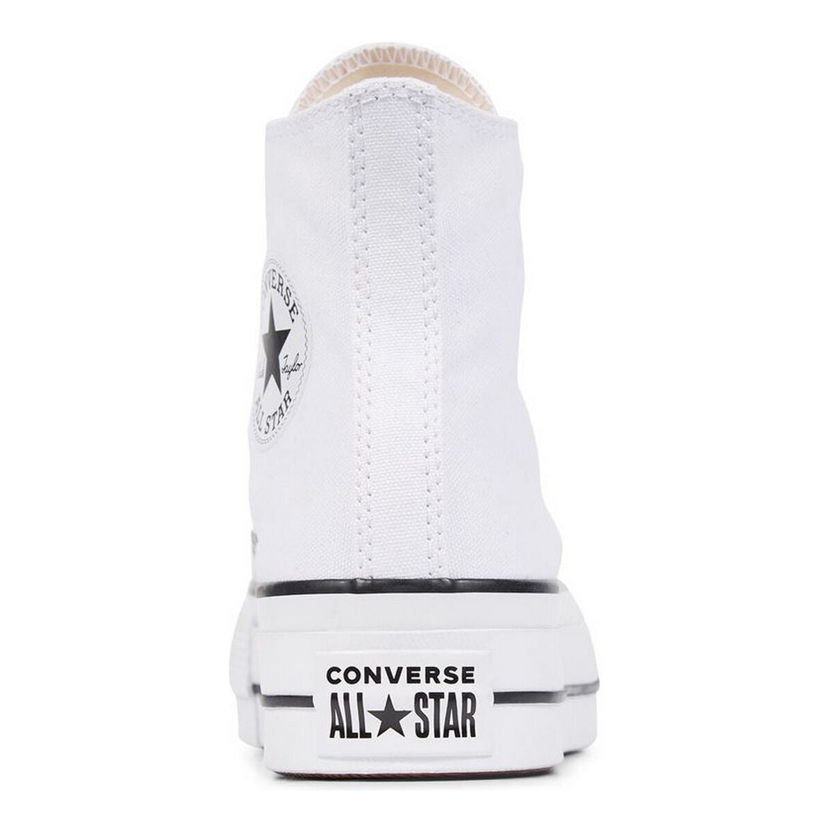 Naisten rennot kävelykengät Converse All Star Platform High Top Valkoinen