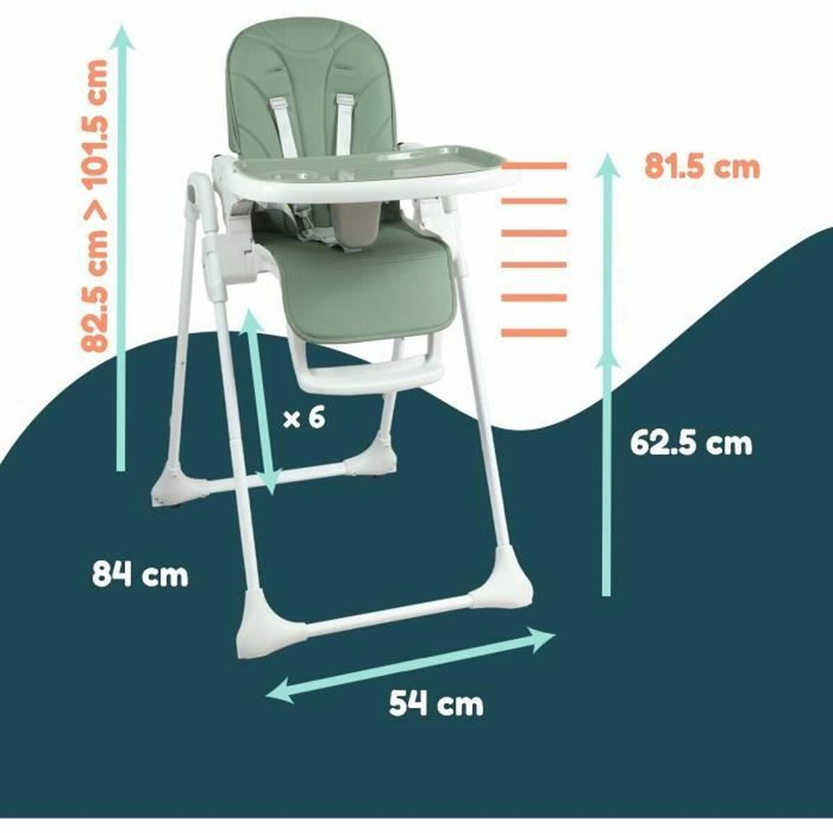 Child's Chair Looping Vihreä