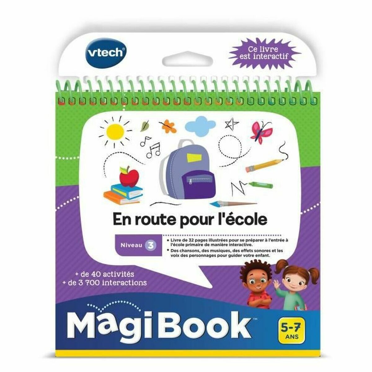 የትምህርት ጨዋታ Vtech Magibook መስተጋብራዊ መጽሐፍ