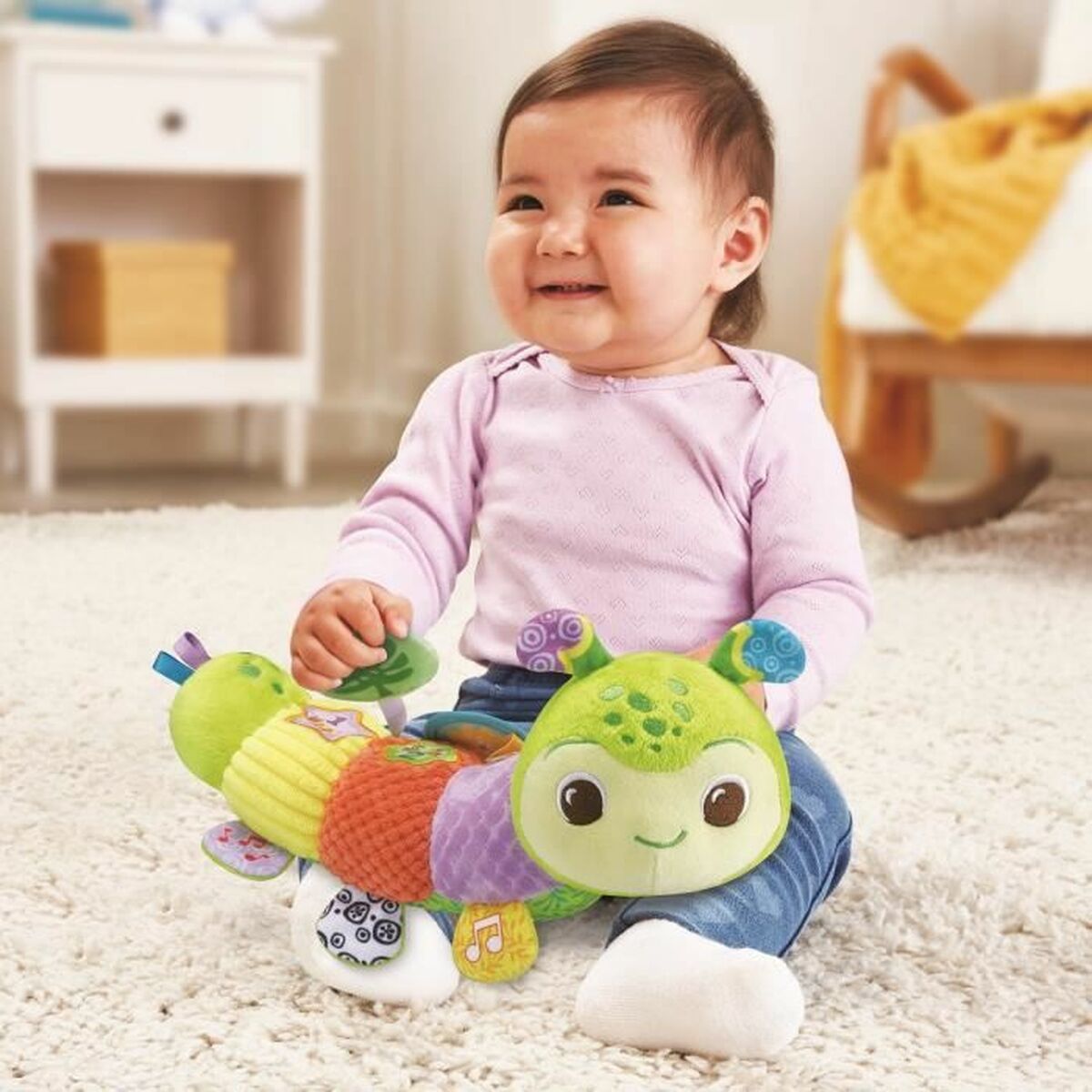 Opetuspeli Vtech Baby Myrtille, ma lumi-chenille sensorielle (FR)