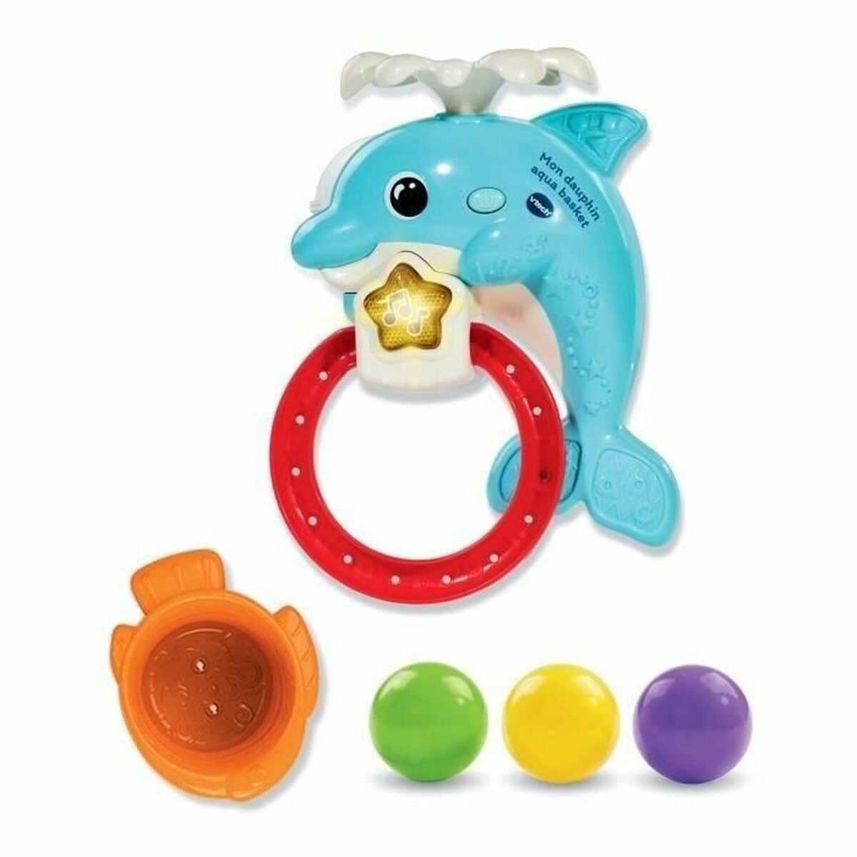 Opetuspeli Vtech Baby Coffret de Bain empilo rigo l´eu (FR)