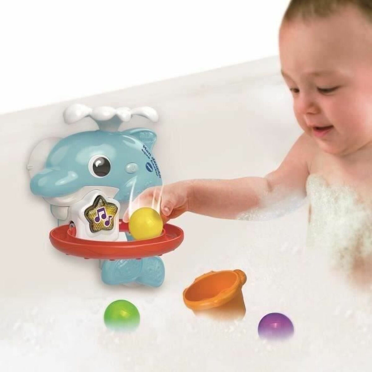 Opetuspeli Vtech Baby Coffret de Bain empilo rigo l´eu (FR)