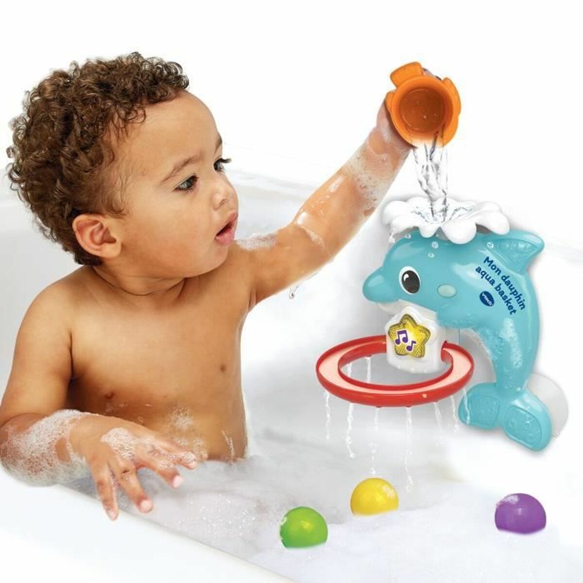 Opetuspeli Vtech Baby Coffret de Bain empilo rigo l´eu (FR)