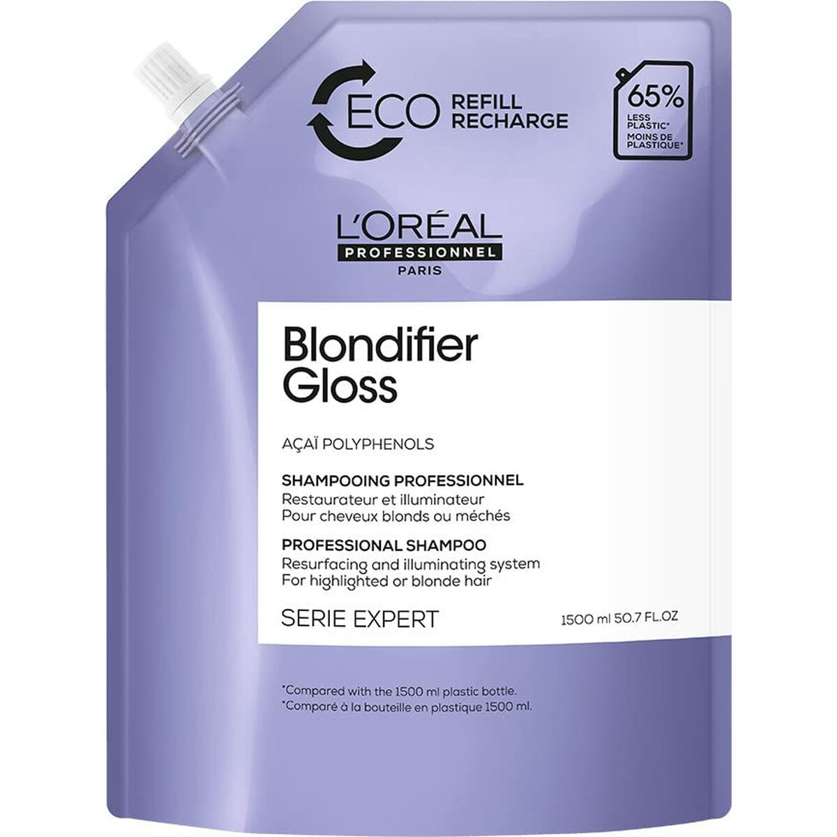 Korjaava shampoo L'Oreal Professionnel Paris Blondifier Gloss Täyttö Vaaleat hiukset 1,5 L