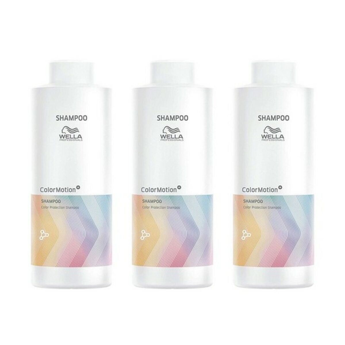 Väriä vahvistava shampoo Wella Motion+ Color Protection 1 L