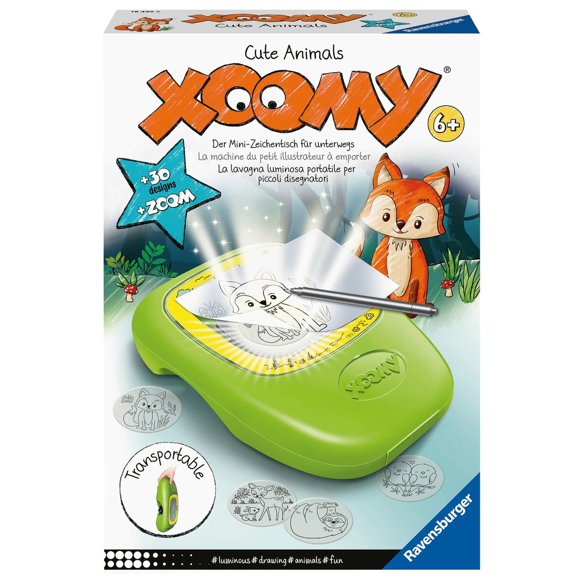 Suunnittelupiirustukset Xoomy Midi Ravensburger Cute animals