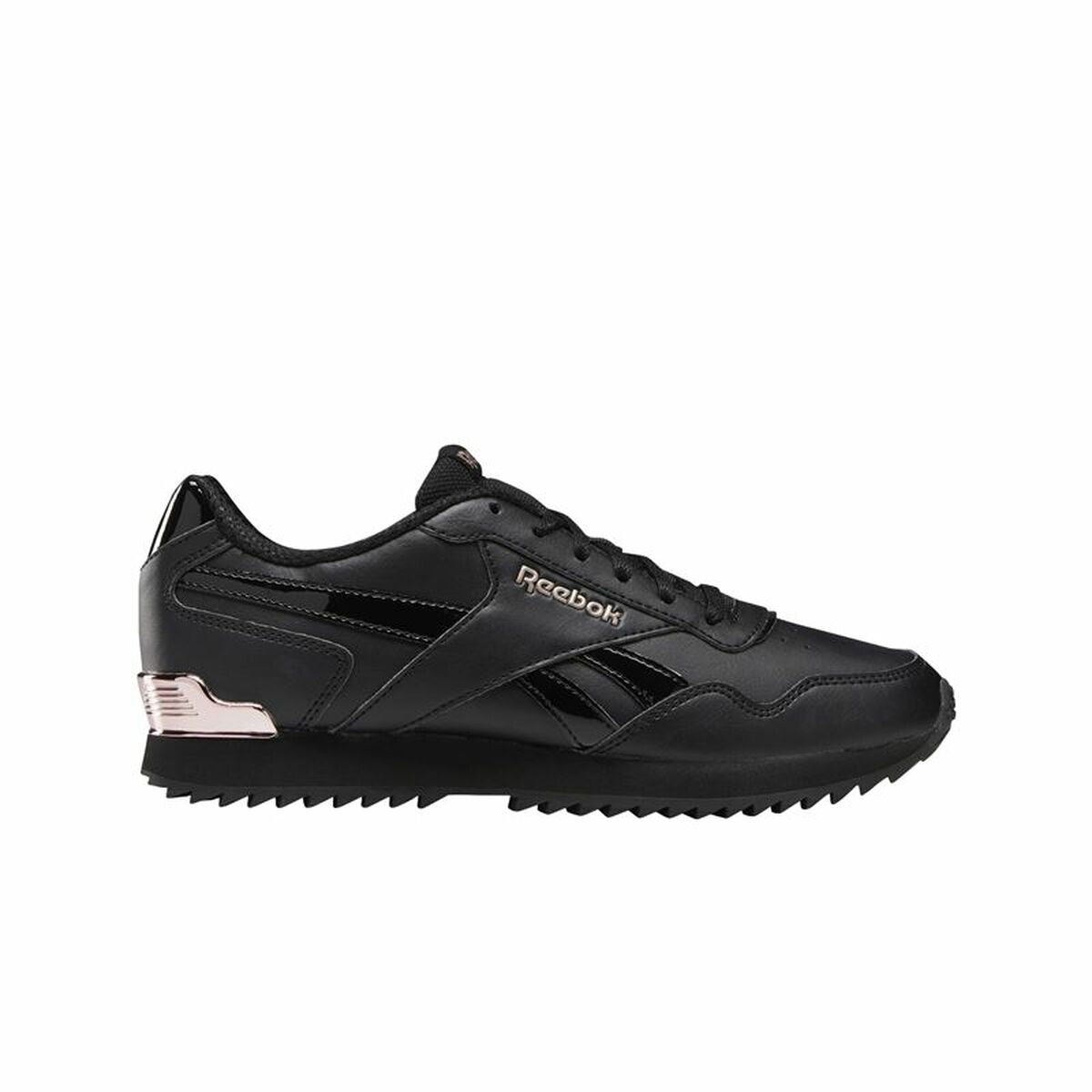 የሴቶች ተራ የእግር ጉዞ ጫማዎች Reebok Royal Glide Ripple ክሊፕ ጥቁር