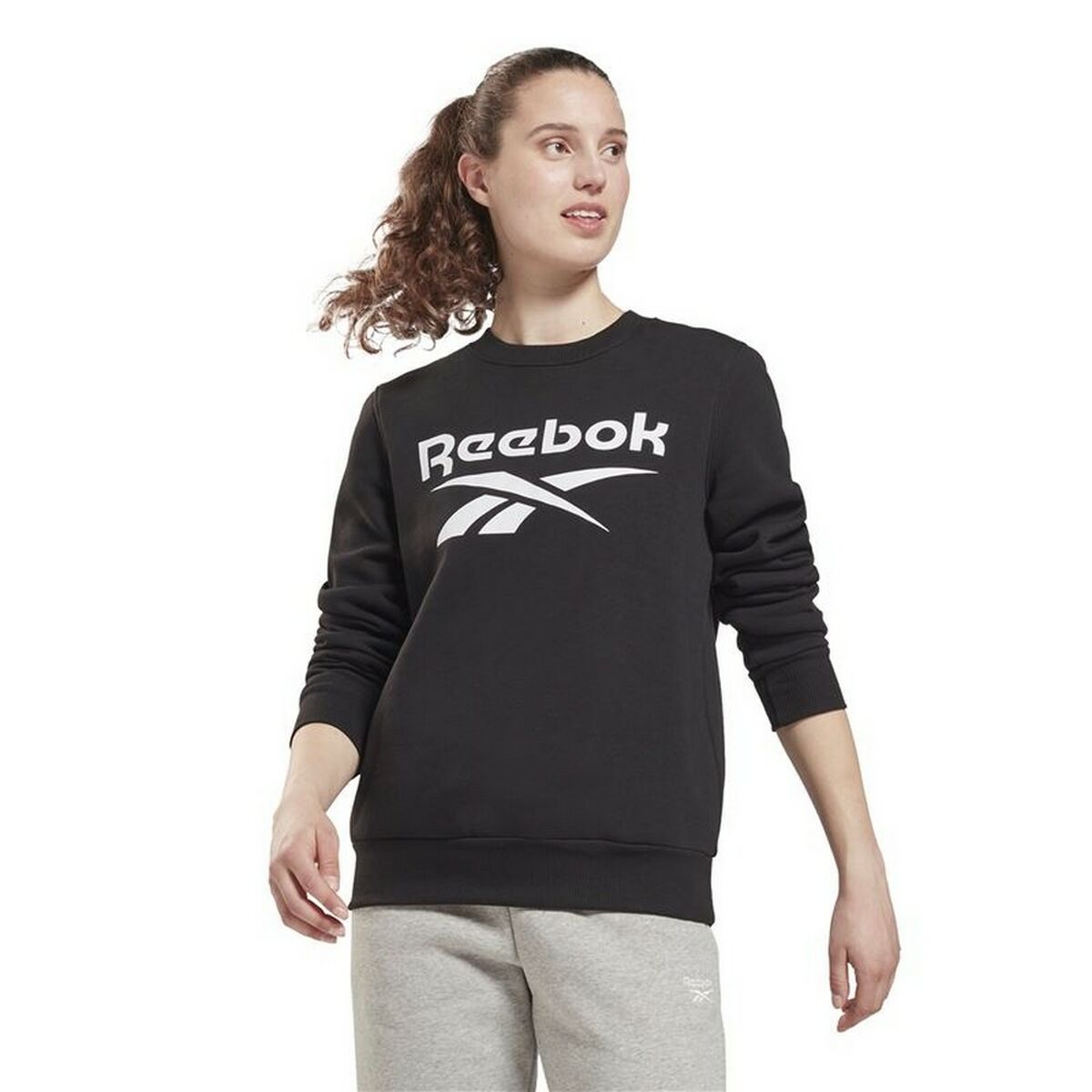 Naisten huputon collegepaita Reebok Identity Logo W