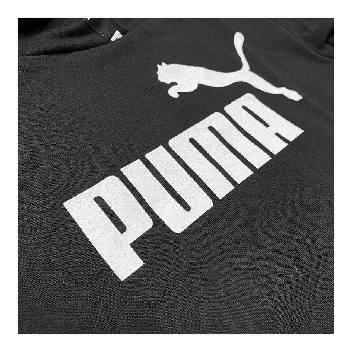 Miesten huputon collegepaita Puma Power Musta