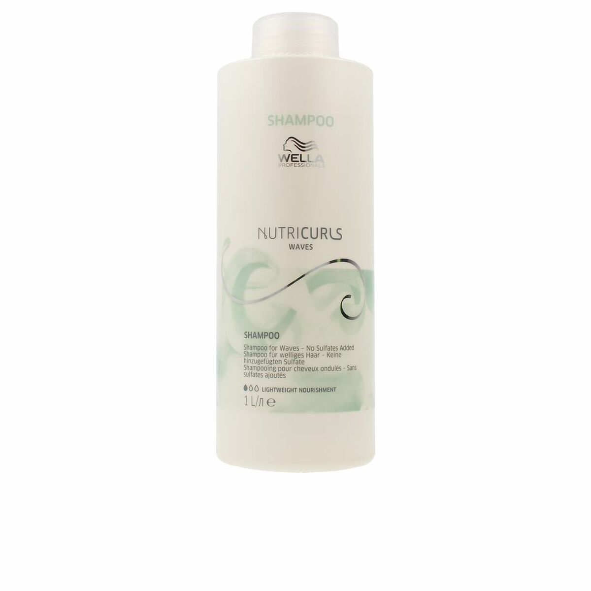 Shampoo kiharille hiuksille Wella Nutricurls Muotoilee laineet (1000 ml)