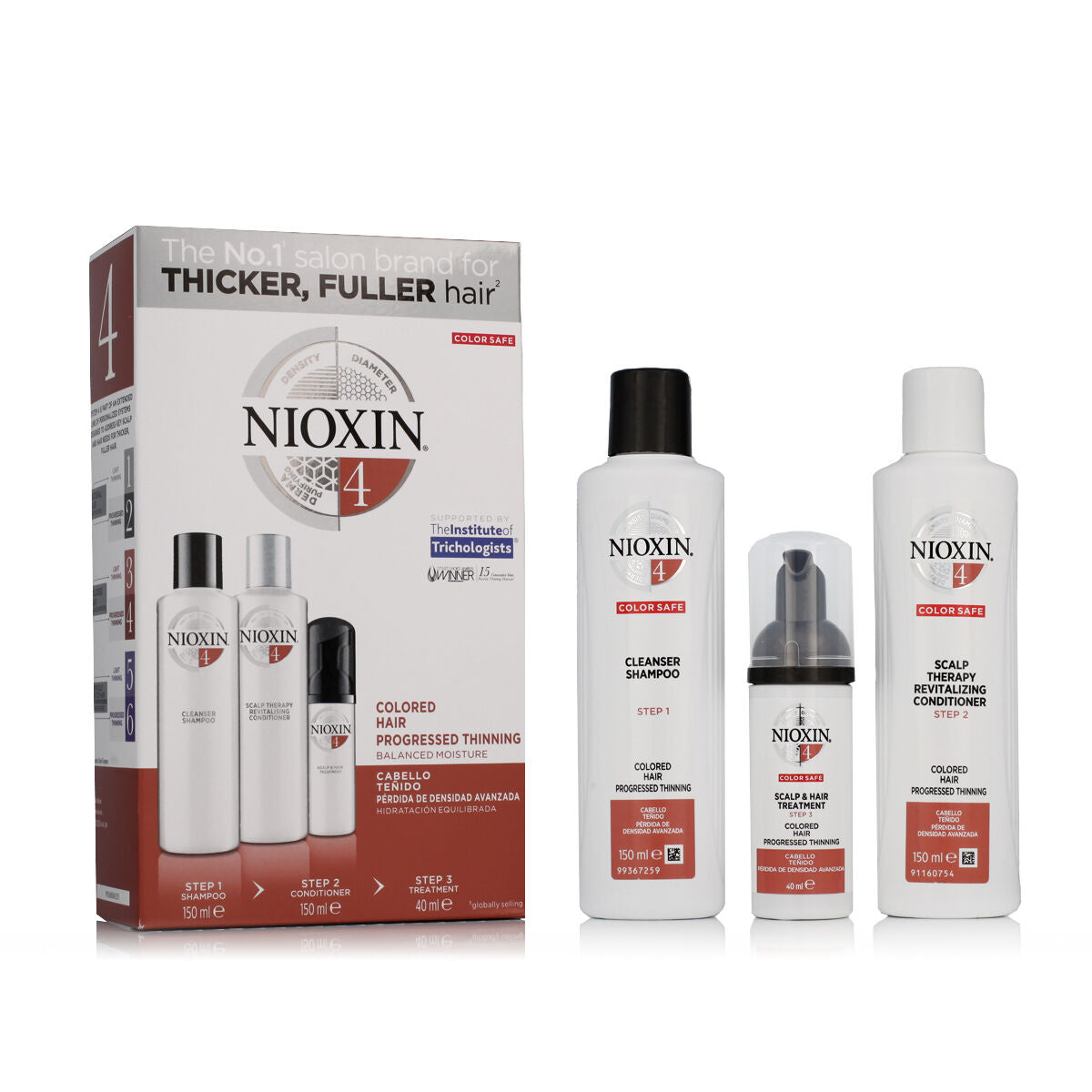 Hiustenlaittosetti Nioxin System 4 3 Kappaletta