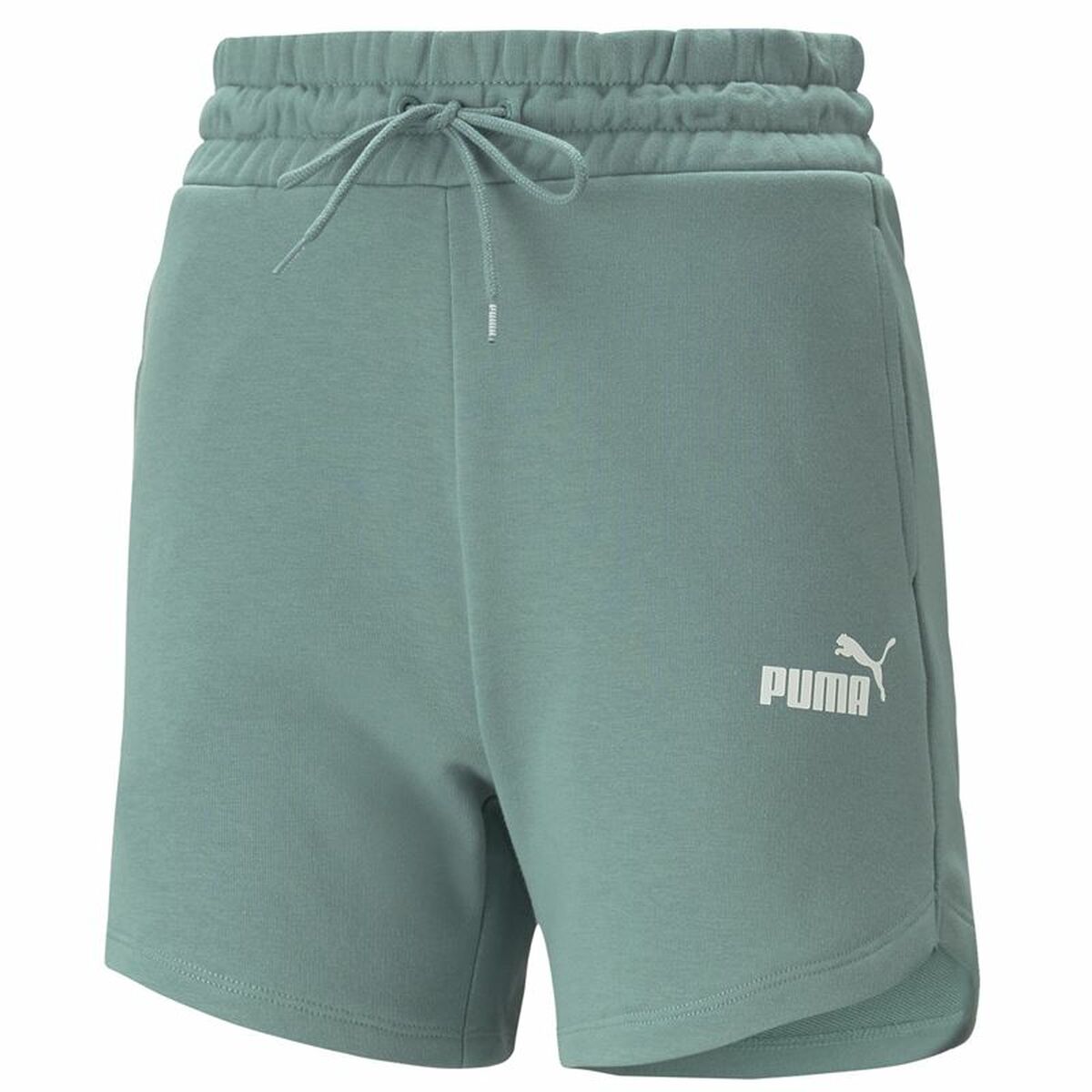 Miesten urheilushortsit Puma Ess 5" High Waist Akvamariini Vihreä