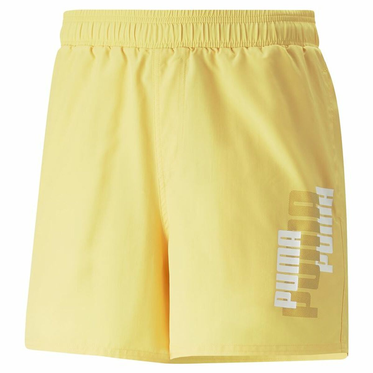 Miesten urheilushortsit Puma Ess+ Logo Power Keltainen