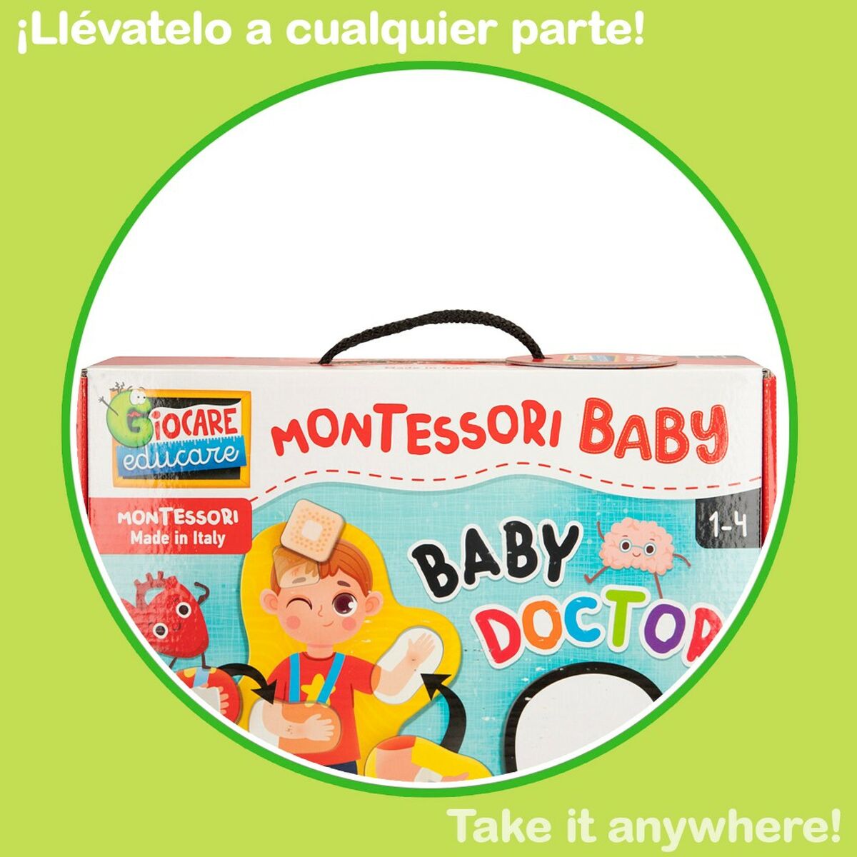 Opettavainen peli Lisciani Baby Doctor 22,5 x 0,5 x 47,5 cm (6 osaa)