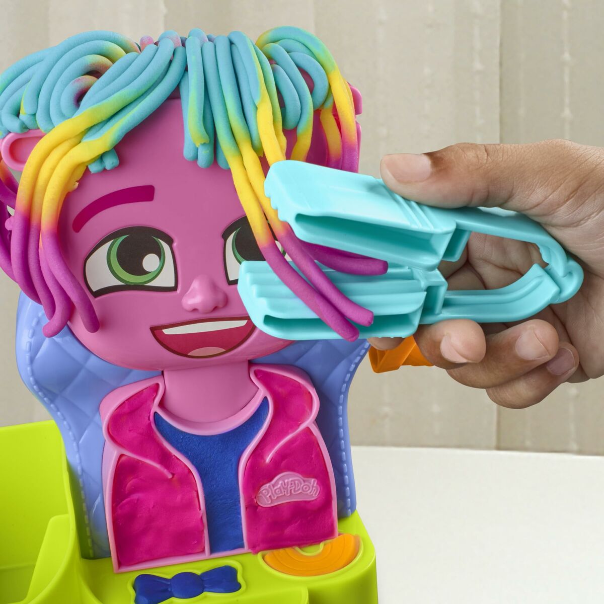 Muovailuvahapeli Hasbro Playdoh Lisätarvikkeet 6 purkkia Hiukset