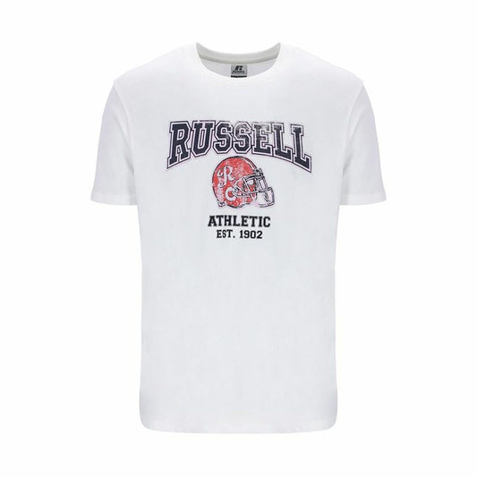 Lyhythihainen paita Russell Athletic Amt A30421 Valkoinen Miehet