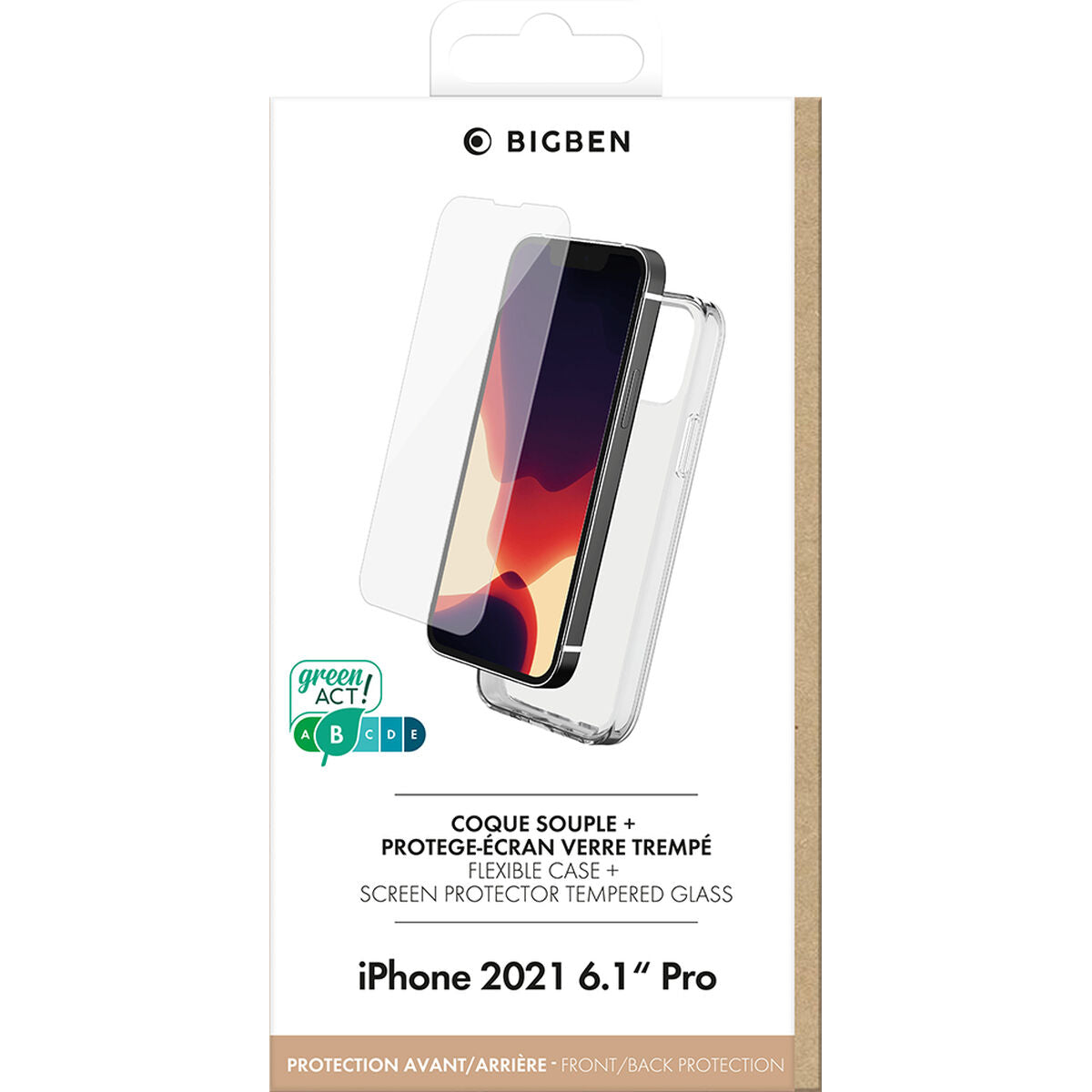 Puhelinsuoja BigBen Connected PACKSILIVTIP1361P Läpinäkyvä Apple iPhone 13 Pro