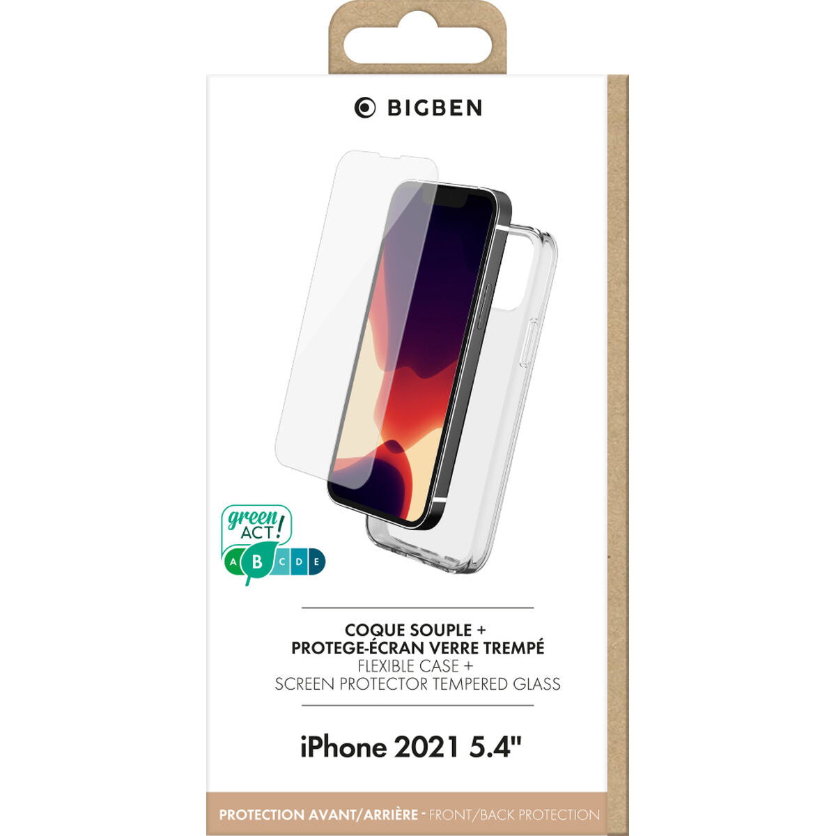 Puhelinsuoja BigBen Connected PACKSILIVTIP1354 Läpinäkyvä Apple iPhone 13 Mini