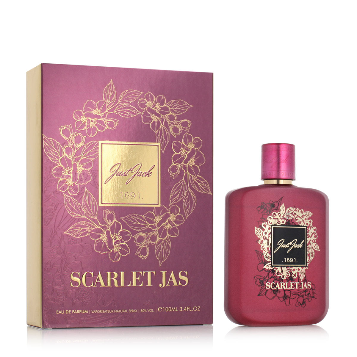 Naisten parfyymi Just Jack   EDP Scarlet Jas (100 ml)