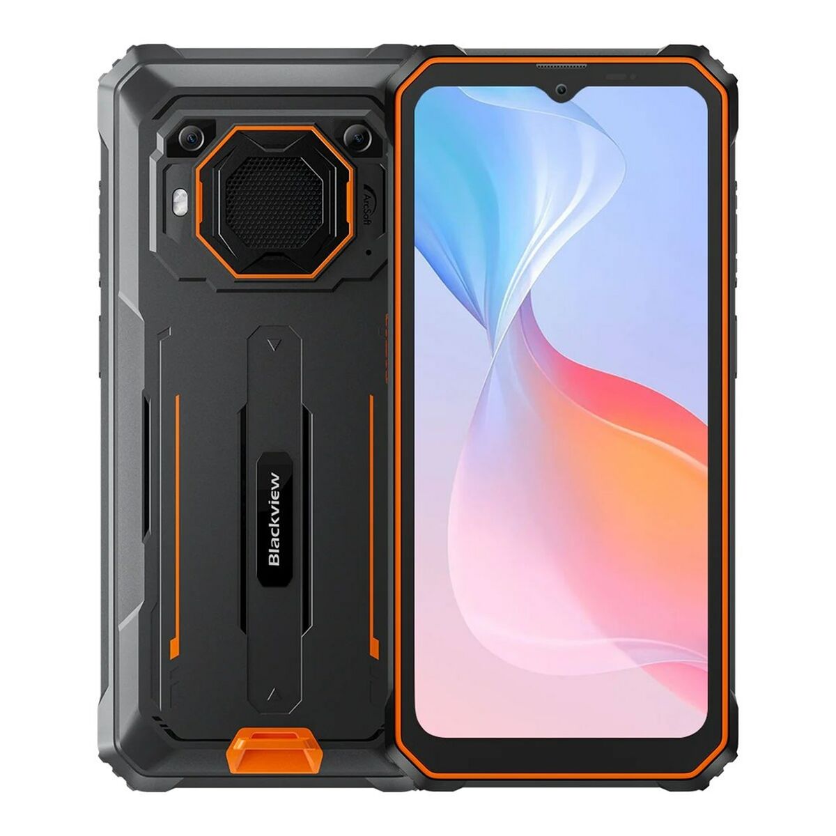 Älypuhelimet Blackview BV6200 Pro 6,56" 128 GB 4 GB RAM Octa Core MediaTek Helio P35 Musta Oranssi