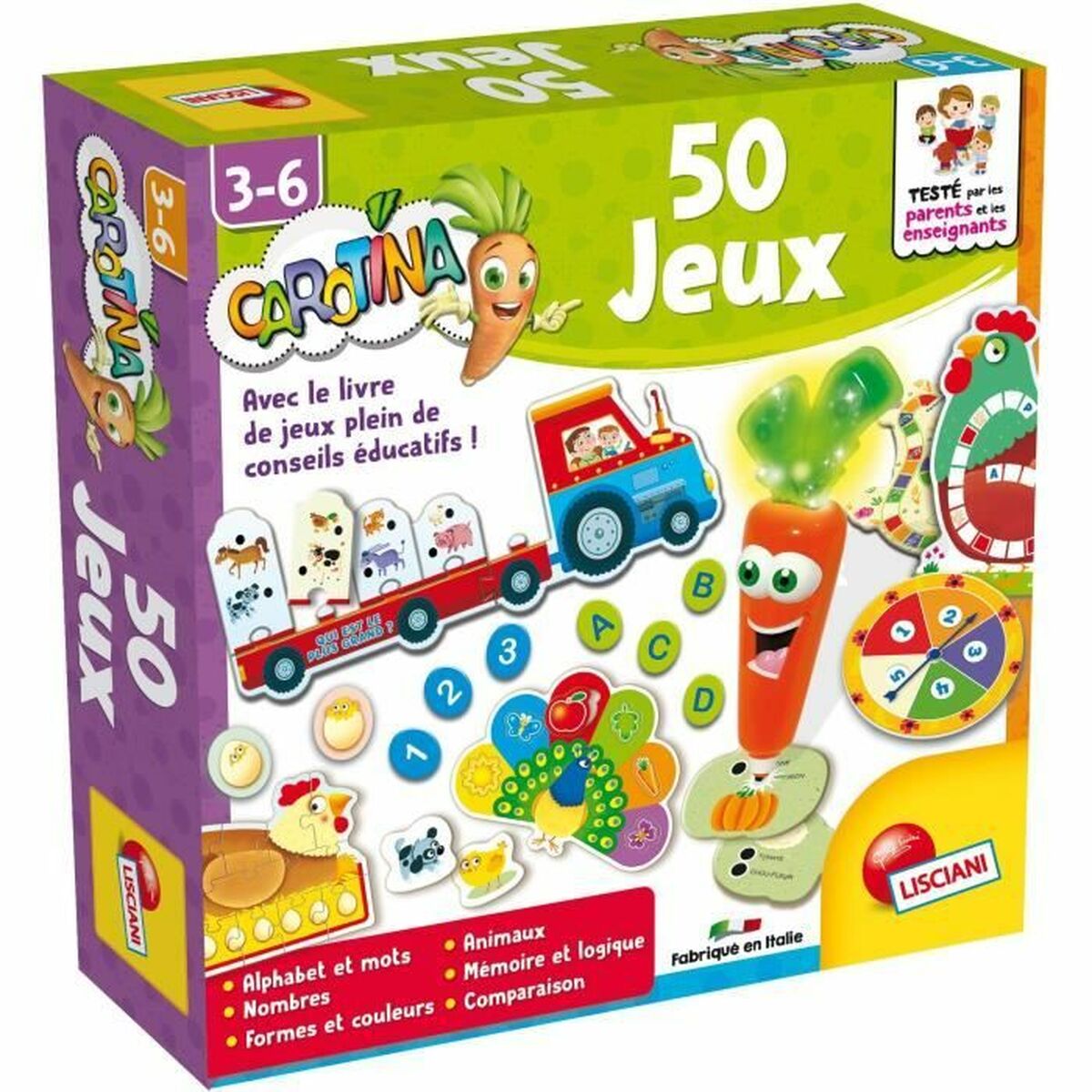 Opettavainen peli Lisciani Giochi 50 Jeux (FR)