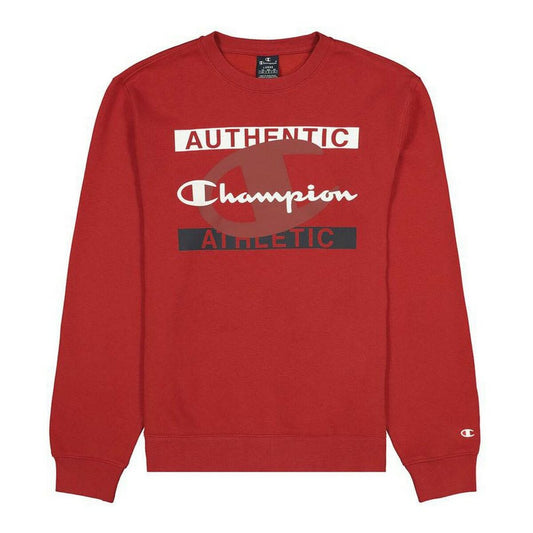 Miesten huputon collegepaita Champion Authentic Athletic Punainen