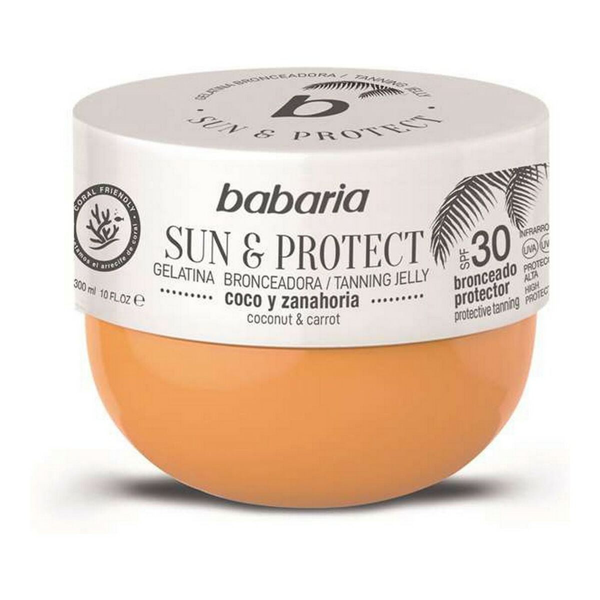 ታንኒንግ ጄል Babaria Babaria F30 Coconut Spf 30 300 ml (300 ml)