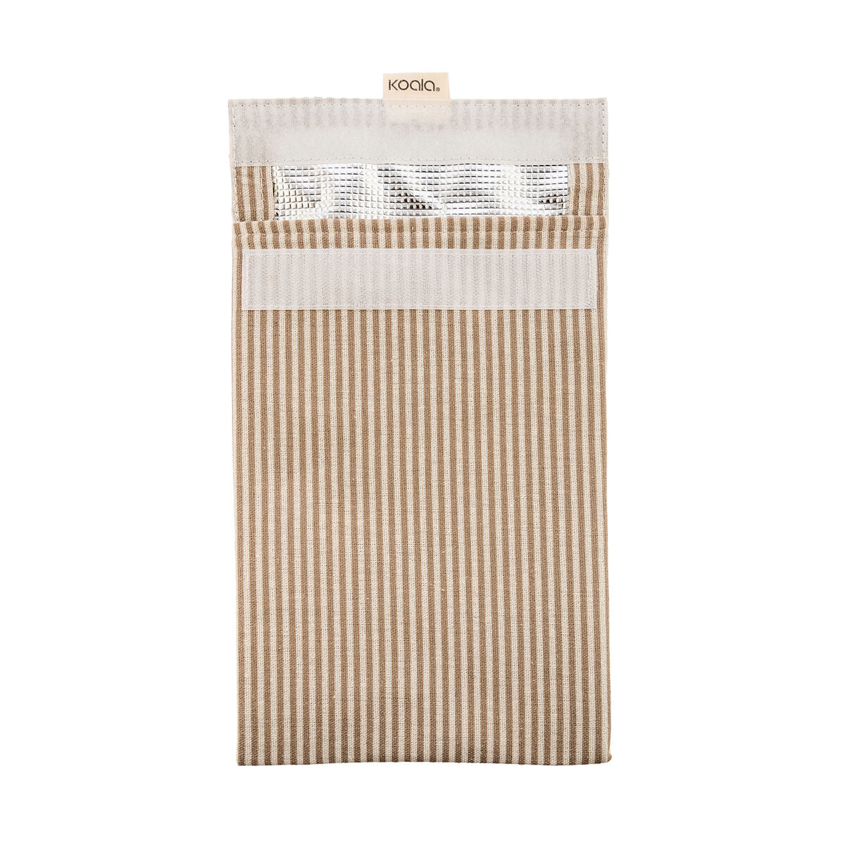 Eväslaatikko Koala Eco Friendly Beige Teksiili 26 x 17,5 cm Raidallinen (12 osaa)