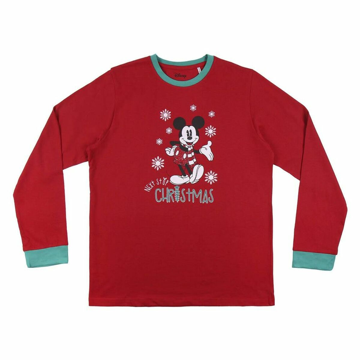 Pyjamat Mickey Mouse Miehet Punainen