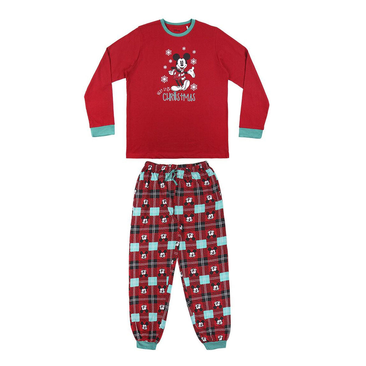 Pyjamat Mickey Mouse Miehet Punainen