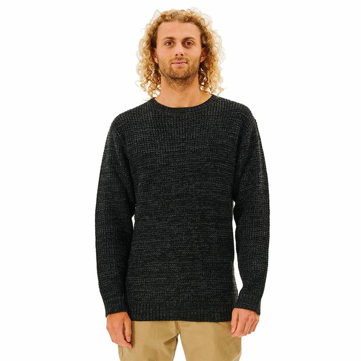 Miesten huputon collegepaita Rip Curl Tide Musta