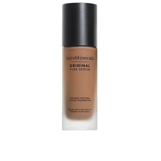 Nestemäinen meikin pohjustusaine bareMinerals Original Pure Serum Medium Deep Cool 4.5 30 ml